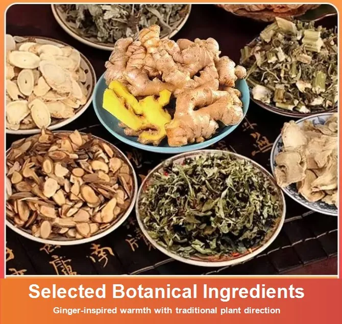 Selected botanical ingredients for herbal patch routines